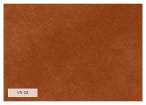 Téglavörös bársony kinyitható kanapé 225 cm Charming Charlie – Miuform