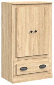 sonoma tölgy szerelt fa magasszekrény 60x35,5x103,5 cm