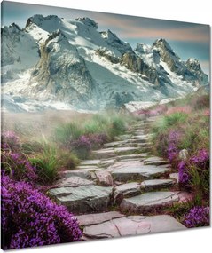 Vászonkép 80x80 Hegyi táj Tájkép