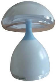 Gomba asztali led lámpa 7 színnel, beépített akkumlátorral