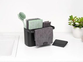 Sötétszürke újrahasznosított műanyag mosogató szett SinkSide – Brabantia