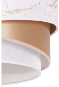 Duolla - Felületre szerelhető csillár KOBO 1xE27/15W/230V átm. 45 cm fehér/arany