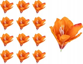 Amarillisz virágfej nád kompozíció mesterséges 12PCS