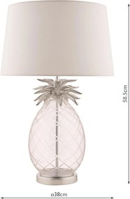 Laura Ashley Ananas 3734611-Q Asztali lámpa 1x60W/E27 IP20