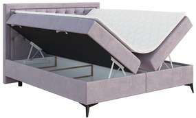 Egyszemélyes ágy Boxspring 120 cm Lavande (levendula) (matraccal és tárolóhellyel). Akció -16%. 1043405