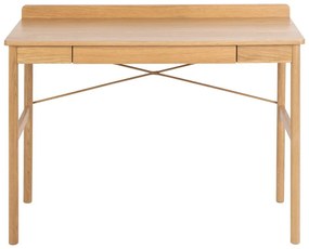 Íróasztal tölgyfa dekorral 50x110 cm Paul – Actona