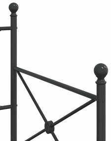 kanapéágy matrac nélkül fekete 80x200 cm acél