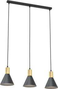 Emibig modern függeszték rosa fekete arany emi1388/3