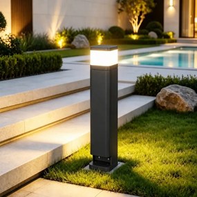 BRILAGI - Kültéri lámpa 2 SCHUKO aljzattal PILLAR 1xG9/11W/230V IP44 fekete