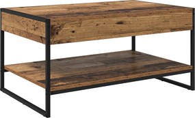 vidaXL Dohányzóasztal Öreg fa 80 x 50 x 40 cm Faanyag