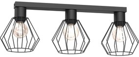 Luminex Spotlámpa LETI 3xE27/15W/230V fekete 82