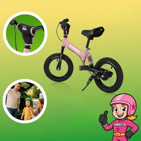 Rennmeister QUIDO gyerek futóbicikli, 3 éves kortól, rózsaszín