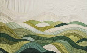 Fali fotótapéta Étkezőbe Szövet dombok 416x254 Ragasztó