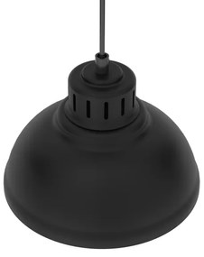 Csillár zsinóron SVEN 4xE27/15W/230V fekete