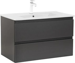 Vario Forte 80 alsó szekrény mosdóval antracit-antracit