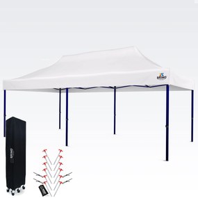 Vízálló Party Sátor 3x6m – Gondtalan Ünneplés 16,5m² Tető alatt - 3 oldalfal nélkül - Fehér