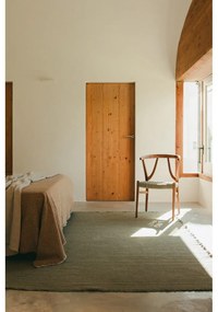 Okkersárga pamut takaró 130x180 cm Handloom – Lorena Canals