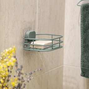 Mentazöld öntapadós fém szappantartó Grena – Compactor