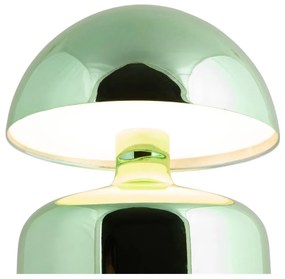 Világoszöld LED asztali lámpa fém búrával (magasság 14 cm) Impetu – Leitmotiv