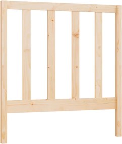 vidaXL tömör fenyőfa ágyfejtámla 96 x 4 x 100 cm