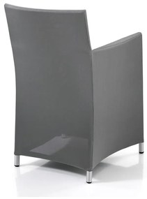 Szürke fém kerti szék Bali - Tomasucci