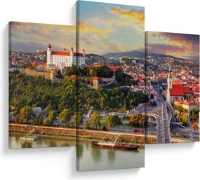 Kép - panoráma, Pozsony, Szlovákia (90x60 cm)