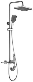 Zuhanyszett REA HELIX  Nickel Brush INOX