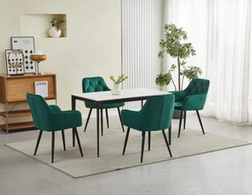 JORK VELVET sötétzöld étkezőszék