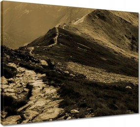 Vászonkép 50x40 Tátra Lengyel hegyek Kilátás