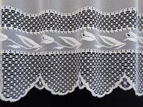 Mg Irigység jacquard 31589 fehér 80cm lengyel