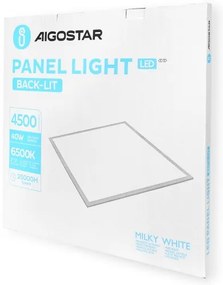Aigostar - LED mennyezeti panel 40W, 230V, 6500K, 60x60 cm, fehér