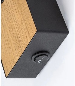 Rabalux 71151 - Fali spotlámpa METTA 1xE14/40W/230V tölgy