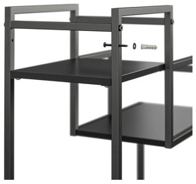 Weston fekete virágtartó állvány - Novogratz