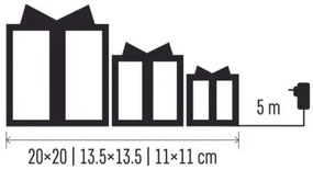 LED Karácsonyi dekoráció LED/2,25W/230V meleg fehér