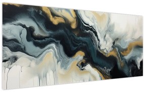 Kép - Márványozott rajz (120x50 cm)