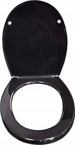 Fekete Wc Ülőke Állítható Univerzális Modern Minőségi