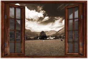 Poszterek 120x80 Ír táj Szépia