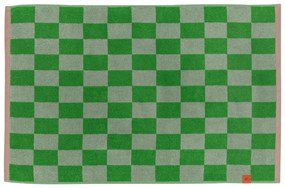 Zöld bio pamut fürdőszobai kilépő 50x80 cm Retro – Mette Ditmer Denmark