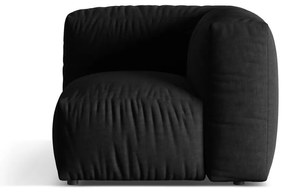 Fekete kanapé modul (variálható) Martina – Micadoni Home