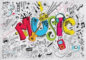 Ifjúsági Fotótapéta Graffiti Zene Ifjúsági Tapéta 368x254