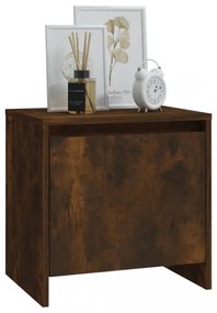 vidaXL füstös tölgy színű szerelt fa éjjeliszekrény 45x34x44 cm