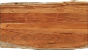 vidaXL tömör akácfa téglalap alakú asztallap 110x60x2,5 cm