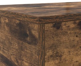 Ágy Fiókok Füstölt Tölgy 90x36,5x16,5 cm Műgyanta Fa