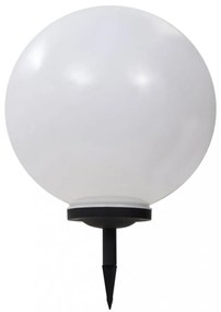 2 db napelemes kültéri LED gömblámpa 50 cm RGB