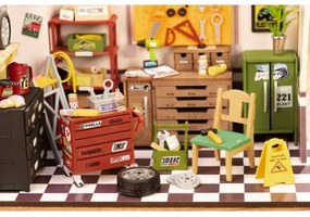 RoboTime - Miniatűr ház Garázs 2xAAA