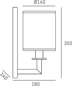 Cosmolight LILLE W01937NI-WH Plafonlámpa 1x40W/E14 IP20