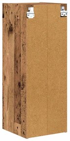 Függő szekrény polcokkal Riga Öreg fa 30 x 29,5 x 80 cm Faanyag