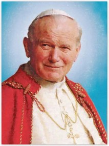 Poszterek 100x135 II. János Pál pápa