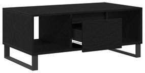 Fekete tölgy kávézóasztal 90x50x36,5 cm Készített fa