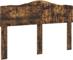 vidaXL Fejtámla Füstölt tölgy 150 cm Faanyag